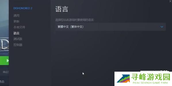 耻辱终极版怎么设置中文