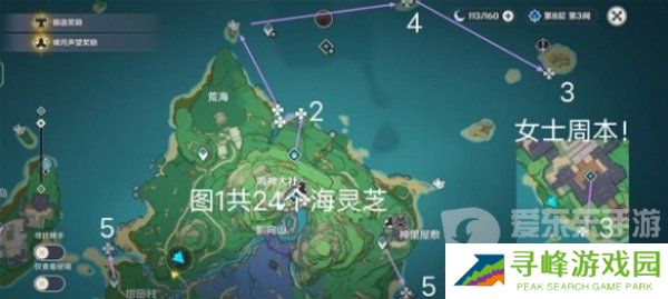 万叶突破材料海灵芝在哪 海灵芝采集路线