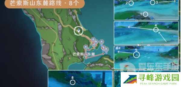 原神幽光星星采集路线 原神幽光星星采集地点图