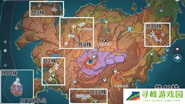 原神云岩裂叶在哪采集 全部云岩裂叶采集路线盘点图片2