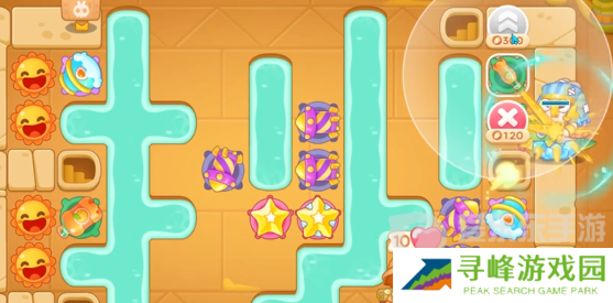 保卫萝卜4法老归来第96关怎么过 法老归来第96关图文通关教程