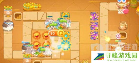 保卫萝卜4法老归来第50关怎么过 法老归来第50关通关指南