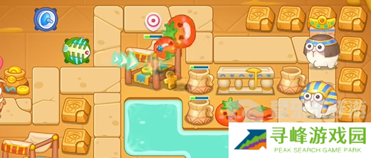 保卫萝卜4法老归来第42关怎么过 法老归来第42关通关布局