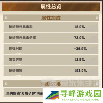 向僵尸开炮枪械子弹技能是什么 枪械子弹技能介绍