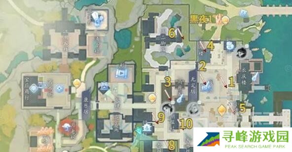 射雕剑飞位置大全一览 射雕剑飞位置介绍