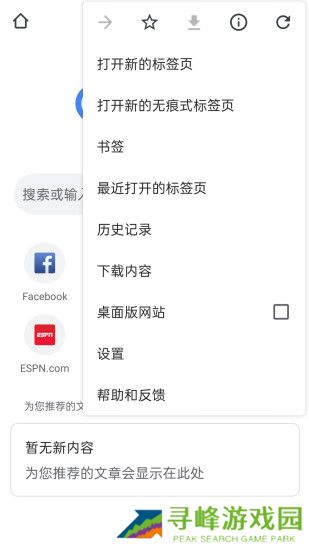 谷歌浏览器截图