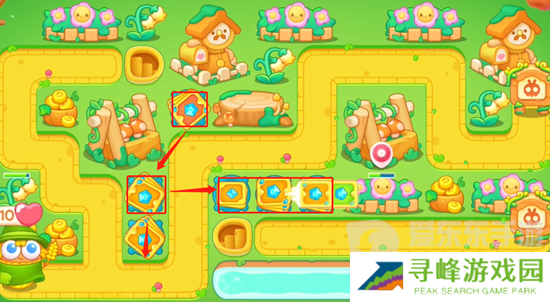 保卫萝卜4头等大事第11关怎么过 头等大事第11关攻略图解法