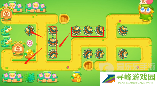 保卫萝卜4头等大事第17关怎么过 头等大事17关无伤全清攻略